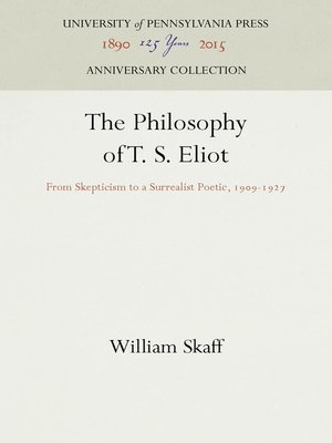 cover image of The Philosophy of T. S. Eliot